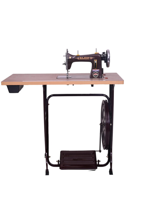 rajesh sv classic deluxe (brown) with sv table & sv classic sheet metal stand