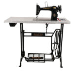 rajesh ta1 tailor master with industrial curved table & ta1 cast iron stand